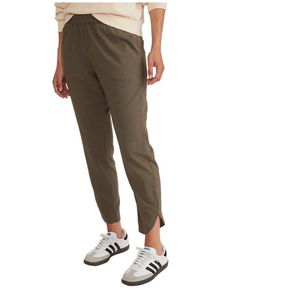 Marine Layer Women's Tencel Allison Pant in Dusty Olive Size Medium - Picture 11 of 11